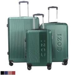 IZOD Zane 3-Piece Expandable ABS Luggage Set