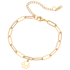 Hollywood Sensation Pulsera con Dije de Huella Troquelada