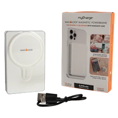 Batería Externa MyCharge MagLock Magnética para iPhone con Funda MagSafe