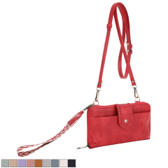 Poppy & Harper Elle Crossbody Wallet with Wrist Strap