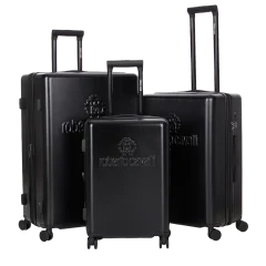 Roberto Cavalli 3-Piece Expandable Hardshell Spinner Set