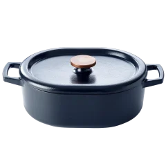 Alva Cookware Nori Cast Iron Oval Dutch Oven