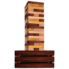 The Giant Wooden Stacking Tower Game