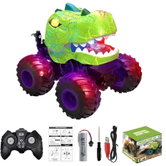 Hakol Dinosaur Camión Monstruo RC con Control Remoto 2.4GHz