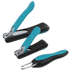 The 3-Piece Tweezer and Nail Clipper Set