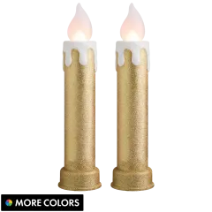 2-Pack: Mr. Christmas Indoor/Outdoor 24" Blow Mold Candles