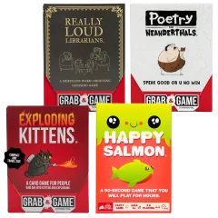 4-Pack: Exploding Kittens Game Bundle