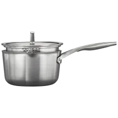Calphalon Premier 3.5-Quart Stainless Steel Sauce Pan with Lid