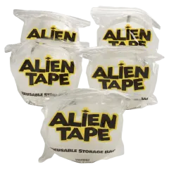 Paquete de 5: Bell and Howell Cinta Reutilizable Alien Nano-Grip (10' c/u)