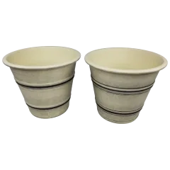 The Round Washed Sandstone Planters