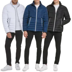 Kenneth Cole New York Men's Quilted Puffer Jacket