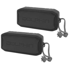 2-Pack: Dolphin Diver Mini Waterproof Portable Speakers