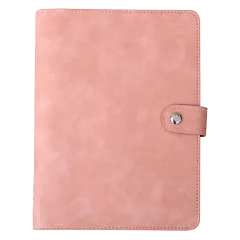 Multitasky Vegan Leather Organizational Notebook A5 with Sticky Note Ruler