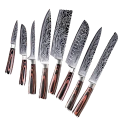 The 8-Piece Japanese Master Chef Knife Set