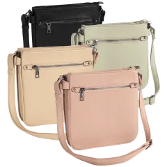 Cee Klein Double Top Zipper Crossbody