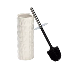 J&V Textiles Faceted Ceramic Toilet Brush
