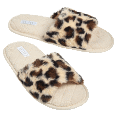 XOXO Ladies Animal Print Slippers