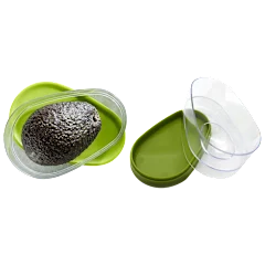 Paquete de 2: Recipiente de Almacenamiento para Aguacates con Tapa a Presión de Two Elephants
