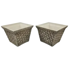 The Square Washed Sandstone Planters