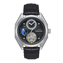 Heritor Reloj Automático Antoni con Correa de Cuero