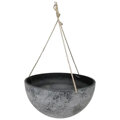 The Speckled Gray Hanging Planter