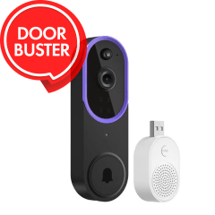 Orbitell Wireless Wi-Fi Video Doorbell Camera With Two Way Audio
