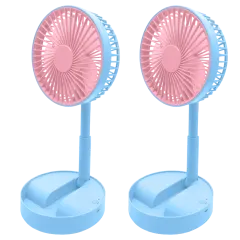 2-Pack: GabbaGoods Roundabout Breeze Rechargeable Fans
