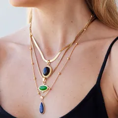 The Elegant 8-Piece Genuine Gemstone Jewelry Set