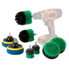 2-Pack: Super Power Spin Brush Drill Head Set
