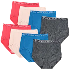 8-Pack: Breezies Signature Full Brief Panty