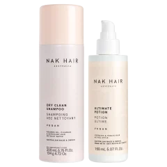 2-Pack: NAK Hair Care (Ultimate Potion + Dry Clean Shampoo)