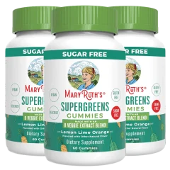 3-Pack: Mary Ruth's Supergreens Gummies (180 Count)