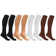6-Pack: Extreme Fit Womens Compression Anti-Fatigue Trouser Socks