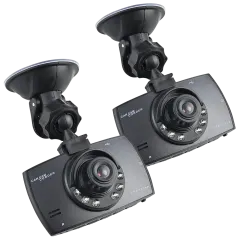 Paquete de 2: Lifeware Cámara para Auto 1080P Ultra Delgada con Pantalla de 2.4"