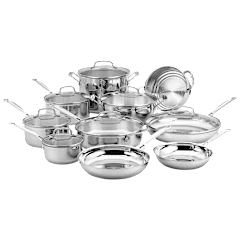Cuisinart 17 Piece Stainless Steel Chef's Collection Cookware