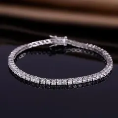 The Lab-Grown Diamond Tennis Bracelet