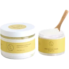 The Grapefruit Shea Butter Scrub Set