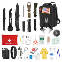 The Ultimate 47-Piece Emergency Survival Kit