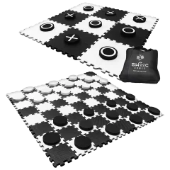 The Giant Checkers and Tic-Tac-Toe Game
