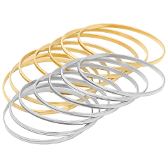 Steeltime Set of 14 Women's Bangles