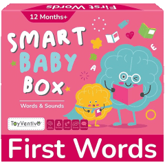 Toyventive Toddler's First Words Smart Baby Box Learning Set