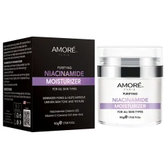 1 or 2-Pack: Amore Paris Niacinamide Facial Moisturizer Day Cream