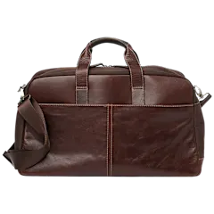 The Refined Leather Travel Duffle