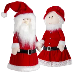 Adorno de Árbol Figural de Terciopelo de 16"