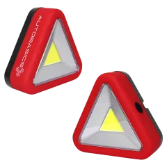 2-Pack: AutoBasics Roadside LED Safety Triangle Lights