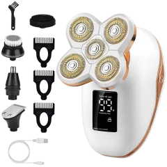 Vysn Womens 10-Piece Electric Painless Body Hair Razor