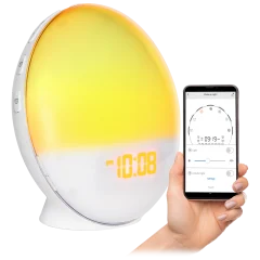 Tech Theory Reloj Inteligente y Despertador con Simulación de Amanecer