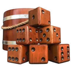The Giant Wooden Dice Set