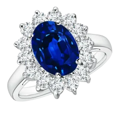 The Princess-Inspired Lab-Grown Gemstone Halo Ring