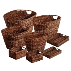 The 13-Piece Handwoven Basket Set